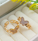 Adjustable Italian Ring Gold RI-001